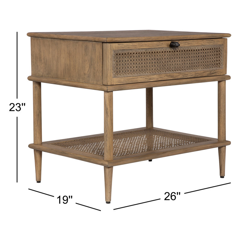 Tora End Table with Storage