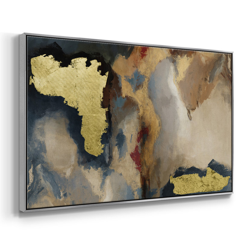 Overture, reproduction d'art sur toile, H 25 po x l 37 po x P 2 po, Argent