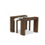 L'ensemble de table de cuisine 14 pièces comprend une table de cuisine rectangulaire extensible, 1 table basse et 12 chaises de salle à manger, noyer antique-1337301461-1337301463-1325158253