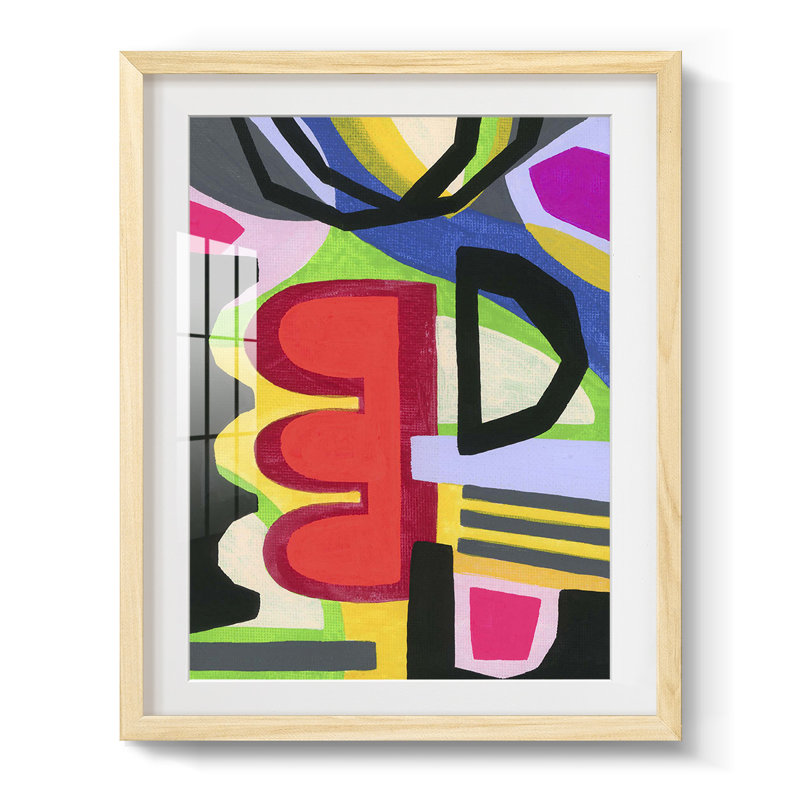 Bold Shape Shift I -Framed Print