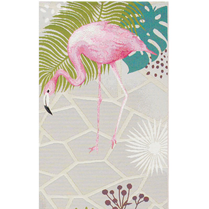 Tapis d'intérieur / extérieur à motif géométrique Izabella 500 Performance, Tapis de couloir 2 pi 8 po x 10 pi 5 po