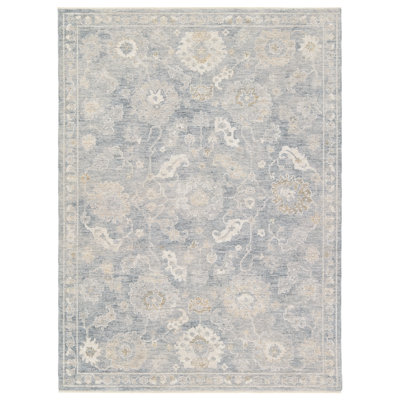 Hallam Oriental Blue Area Rug