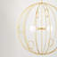 Luminaire suspendu sphérique unique à 1 lumière Alanis-137558761