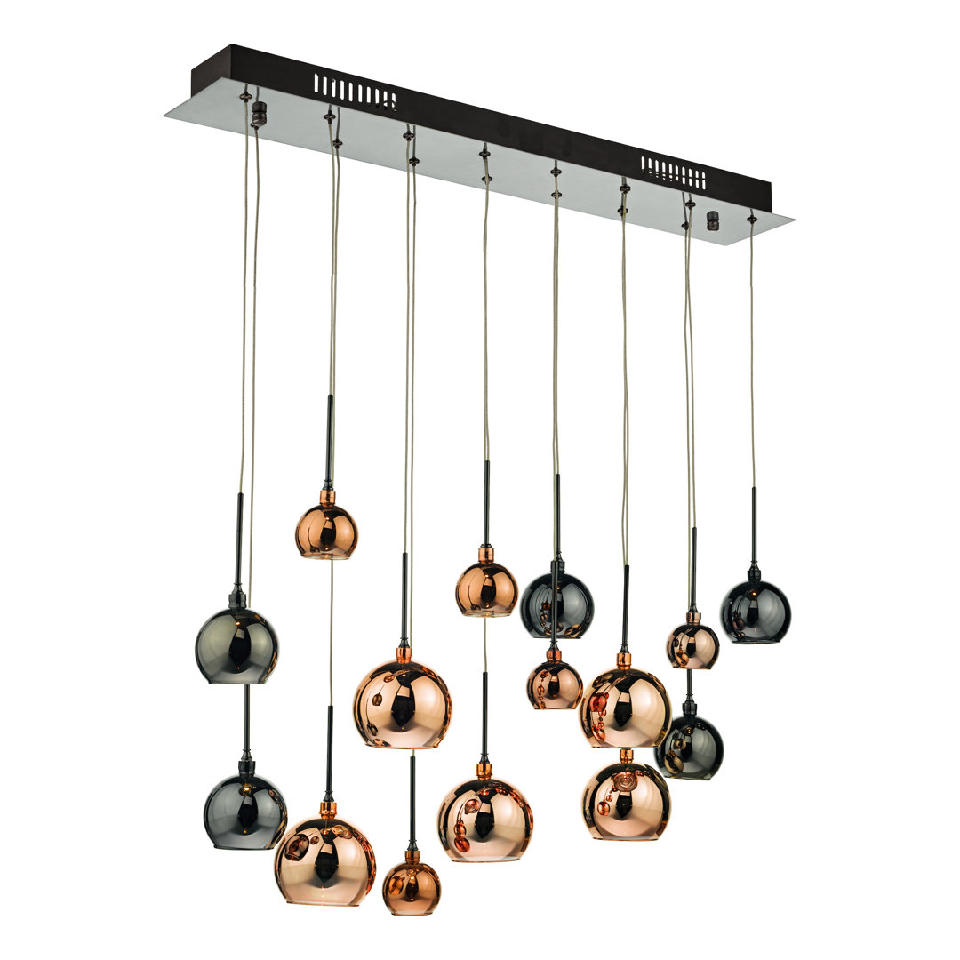 Burhanuddin 15 - Light Copper/Bronze Cluster Pendant