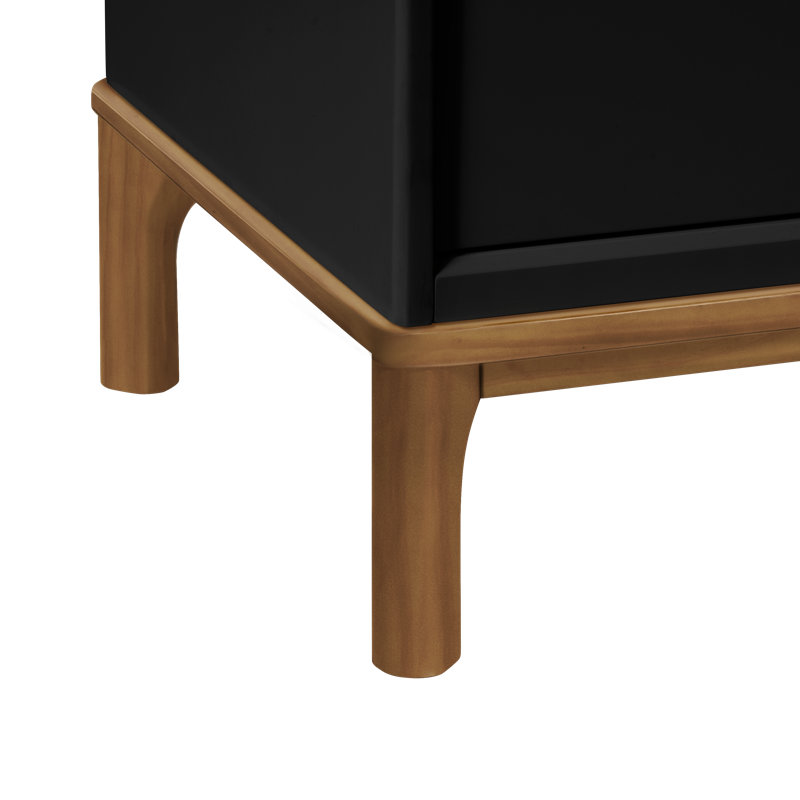 Commode 6 tiroirs Little Seeds Laurel, Noir