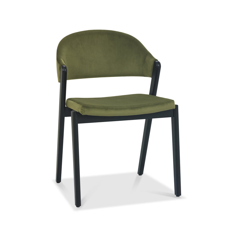 Kostka Upholstered Dining chair Set of 2, Cedar