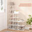 Range-chaussures vertical haut vertical - Support de rangement pour chaussures 12 niveaux