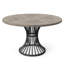 Ashiyah Round Metal Base Dining Table-2144775598-2082776105