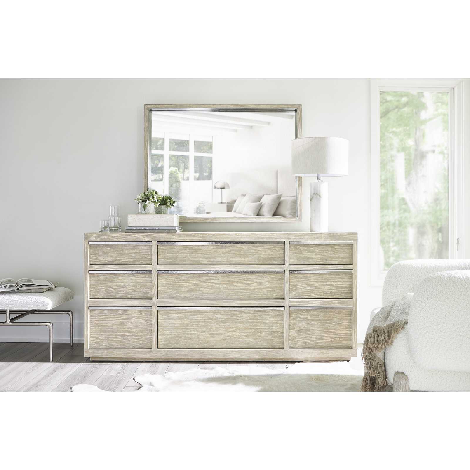 Solaria 73" Oak Dresser
