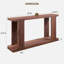 Console de 63 po pour hall d'entrée moderne avec bord incurvé et style distinctif-802467381