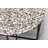 Moronta 3 Piece Dining Table Set with Cobblestone Top - Breakfast Table with 2 Chairs - 2 Seat Dining Table Set for Small Spaces - Round Table Set with Faux Marble Top-1385711451