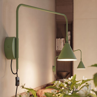 Nox Steel Flush Mounted Sconce