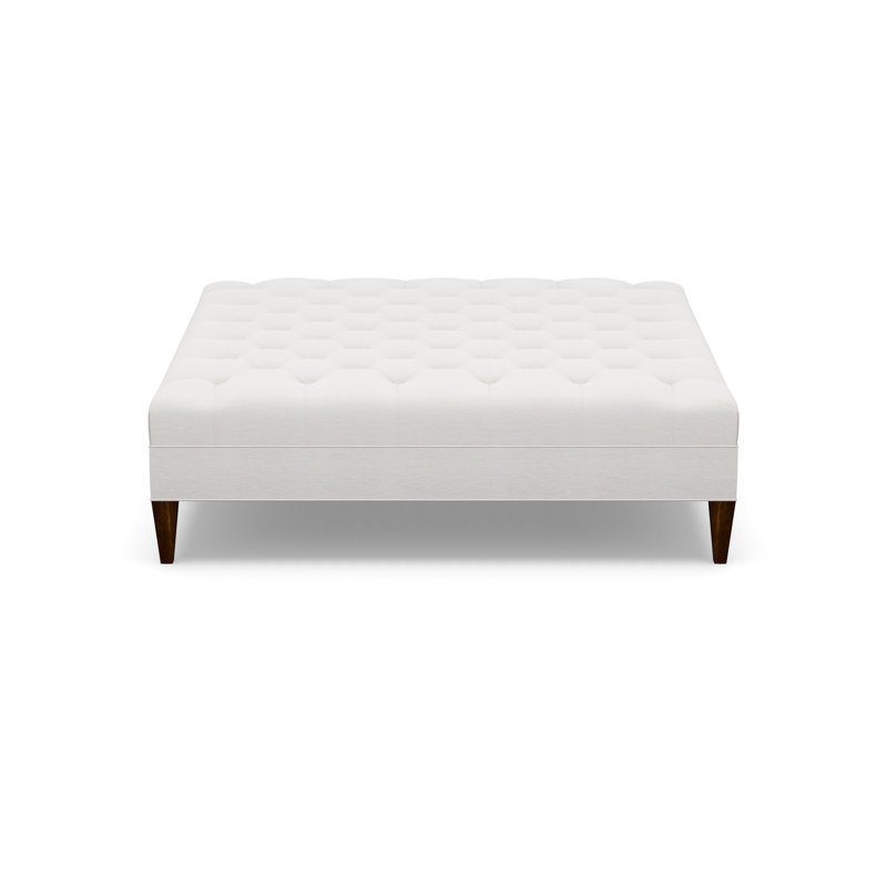Square Ottoman, Walnut, 3906-73