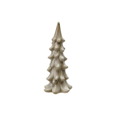 Figurine en grès avec glacis réactif