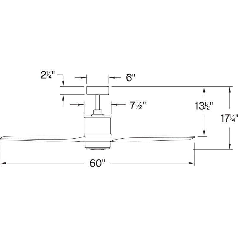 Ventilateur DEL 60 "Hover
