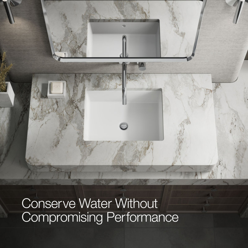 Components Wall-Mount Bathroom Sink Faucet Handle, Polished Chrome