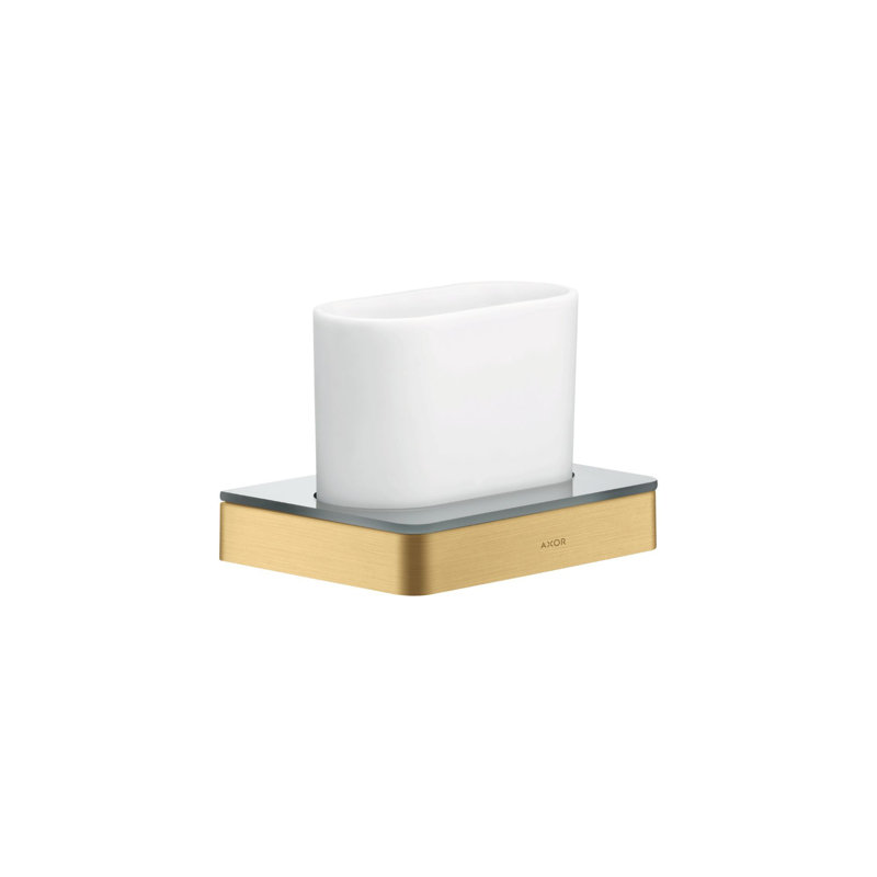AXOR Universal Softsquare Tumbler, Brushed Gold