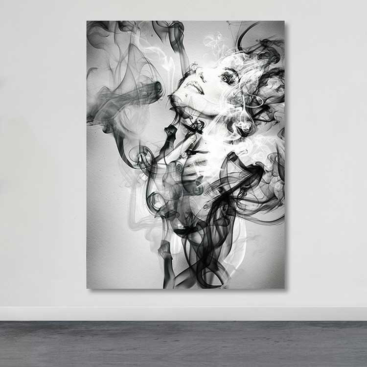Peinture décorative sur toile