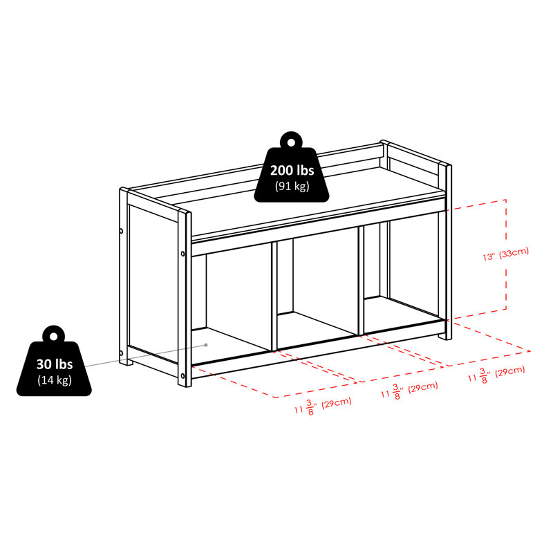 Banc de rangement Gillard