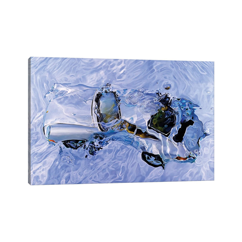 " Chlorine V " by Marcello Petisci, No Mat, Wrapped Canvas, 12" H x 18" W x 1.5" D