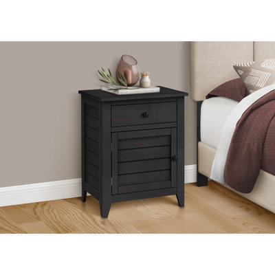 Table de chevet polyvalente avec tiroir et compartiment de lampe pour rehausser la chambre à coucher