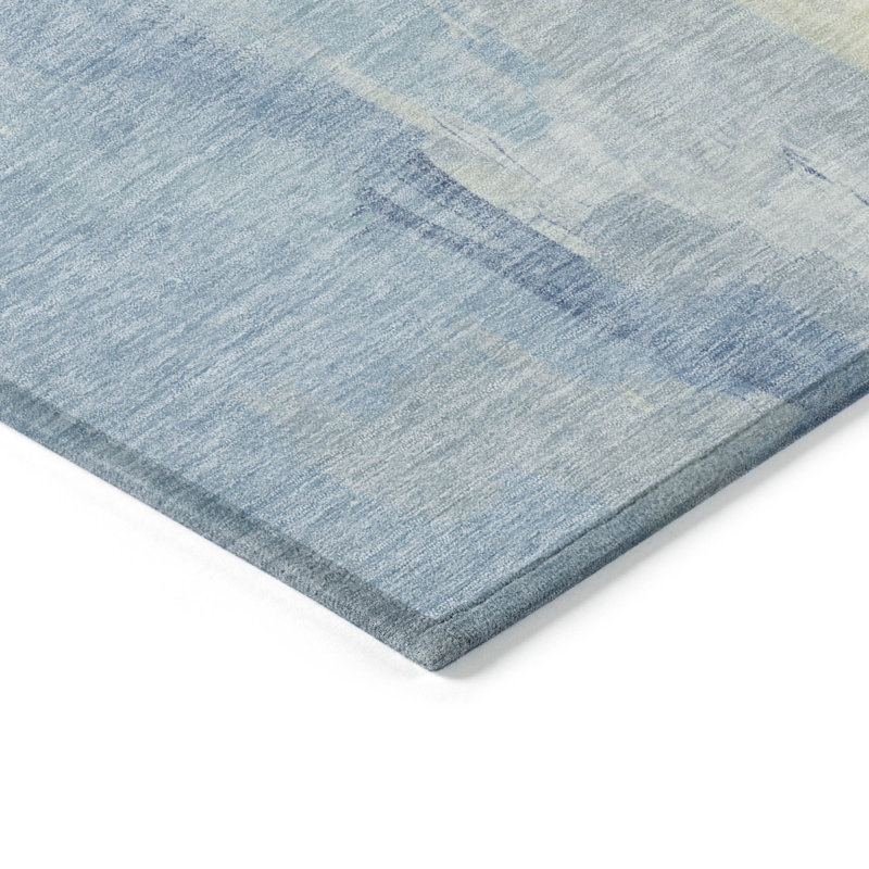 Tapis intérieur / extérieur lavable à la machine Xhevrie, Tapis de couloir 2 pi 3 po x 7 pi 6 po