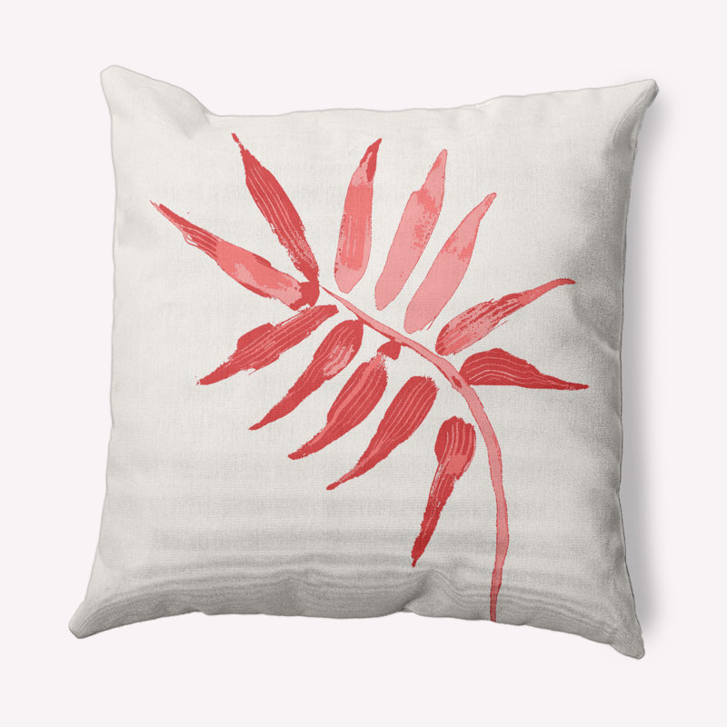 Coussin décoratif intérieur / extérieur Frond, 18 po x 18 po