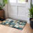 Machine Washable Indoor/Outdoor Chantille ACN1123 Teal Rug-109489860