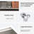 30"X19"X10" Undermount Workstation Sink Of 16 Gauge Stainless Steel, With Built-In Ledge For Accessories Movement, X-Shaped Water Guide Efficient Drain, R10 Corners Food Placement, Condensation