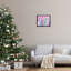 Cadre flottant pastel à motif d'abstraction d'arbres de Noël, design par Arlington Prints-1247102784-1247102787