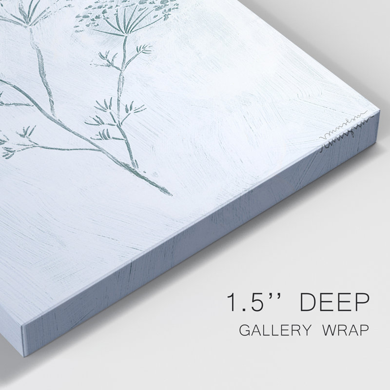 Toile tendue avec châssis Milkweeds II - prêt à accrocher, H 18 po x l 36 po x P 1 po
