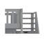 Lit mezzanine double avec bureau intégré Giacopo par Harriet Bee-927029089