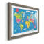 Voyage autour du monde - Reproduction d'art graphique sur papier encadré-373698461-373698456