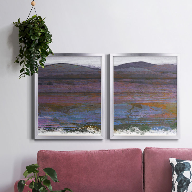Impression de cadre photo sur papier, Toile avec cadre argenté, Pas de tapis