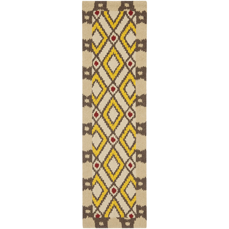 Bowden Hand Hooked Performance Southwestern Rug, Runner 2'3" x 6'