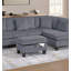 Ensemble modulaire avec repose-pieds avec rangement-1484794543
