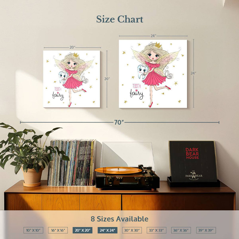 Ashelle Tooth Fairy Princess, 24" H x 24" W