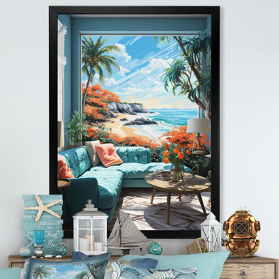 «Beach Photo Tropical Vibes XXIV - Nautical & Beach», reproduction d'art sur toile