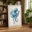 Blue Octopus Modern - Wrapped Canvas-298806236-298806234