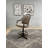 Cuellar Swivel Upholstered Microfiber / Microsuede Counter Stool with Steel Frame