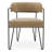 18.5 " H Upholstered Steel Armchair