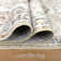 Machine Washable Non-Slip Beige/Brown Oriental Area Rug