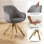 Velvet Swivel Accent Chair-1825405947