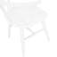 2 chaises de salle à manger à dossier en bois blanc à 2 broches - Améliorez votre expérience de fabrication à 2 styles