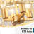 Jashaun 4-light Crystal Flush Mount Ceiling Light-248473304