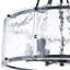 Lustre tambour en verre d'eau 6 lumières-165563378