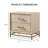 Demmer 2 - Drawer Nightstand in Beige