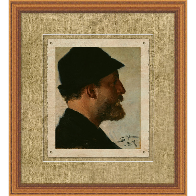 Viggo Johansen - Peinture sur toile encadrée