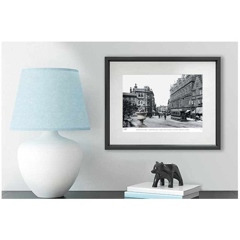 Darlington, Northgate And The Kings Head Hotel C1905 by Francis Frith - Single Picture Frame Print, 40cm H x 50cm W x 2.3cm D