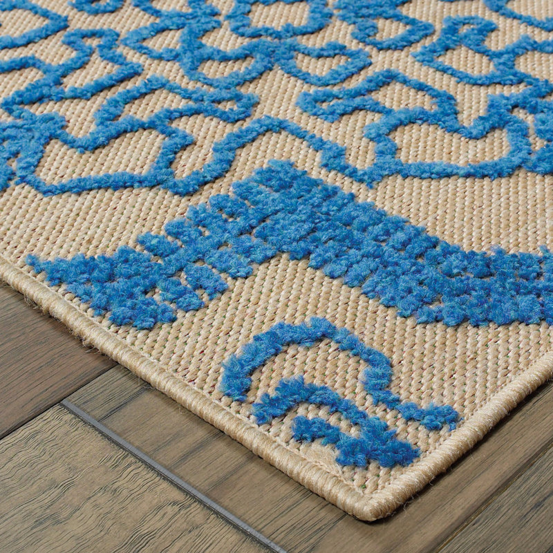 Laub Oriental Indoor / Outdoor Rug, Rectangle 1'10" x 3'3"